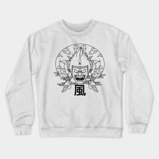 Japanese Myth - FUJIN, WIND Crewneck Sweatshirt